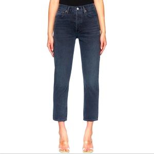 AGOLDE | 90s Pinch Waist Slim Crop Jeans - Hideaway